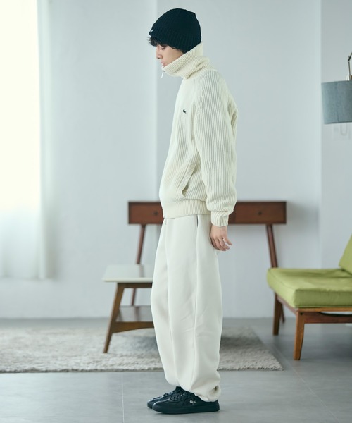 LACOSTE（ラコステ）の「ワンポイントウールニットキャップ（ニットキャップ/ビーニー・メンズ・ブラック/ダークグリーン/グレー・FREE）」の13枚目の写真