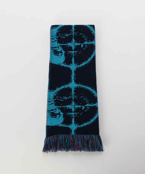 ashley williams scarf マフラー Ashley Williams / アシュリー・ウィリアムズ】 PATCHWORK KNIT
