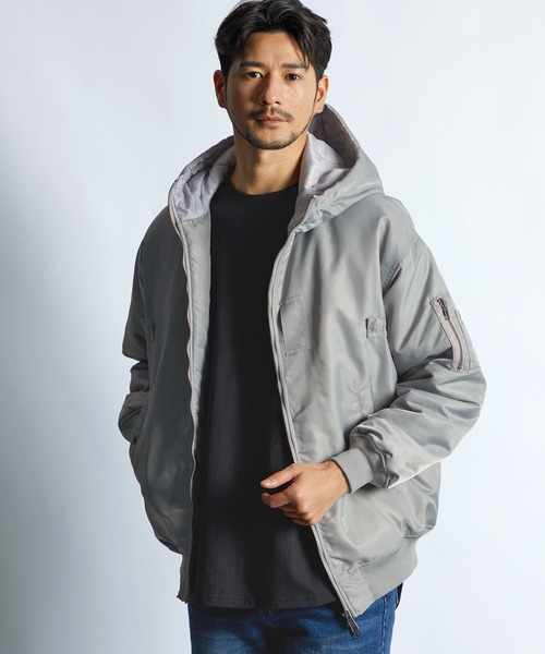 ランバンオンブルー バックフリルパーカー ブルゾン 白 ドッキング 異素材 ランバンオンブルー バックフリルパーカー ブルゾン 白 ドッキング 異