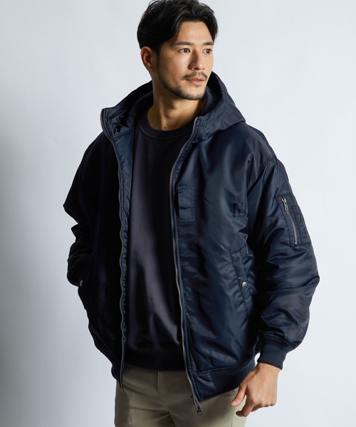 MA-1パーカー（ブルゾン）｜LANVIN en Bleu（ランバンオンブルー）の