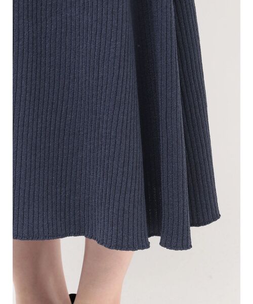 TONAL（トーナル）の「エンブレム刺繍ポロニットワンピース（ワンピース・レディース・ライトブルー/ネイビー/ブラウン・MEDIUM）」の8枚目の写真