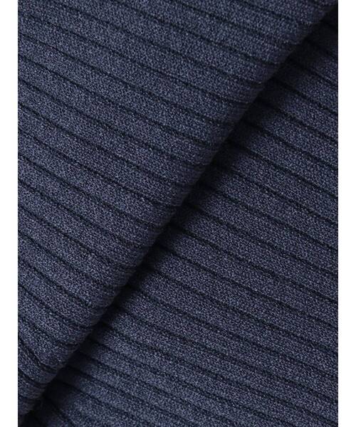 TONAL（トーナル）の「エンブレム刺繍ポロニットワンピース（ワンピース・レディース・ライトブルー/ネイビー/ブラウン・MEDIUM）」の7枚目の写真