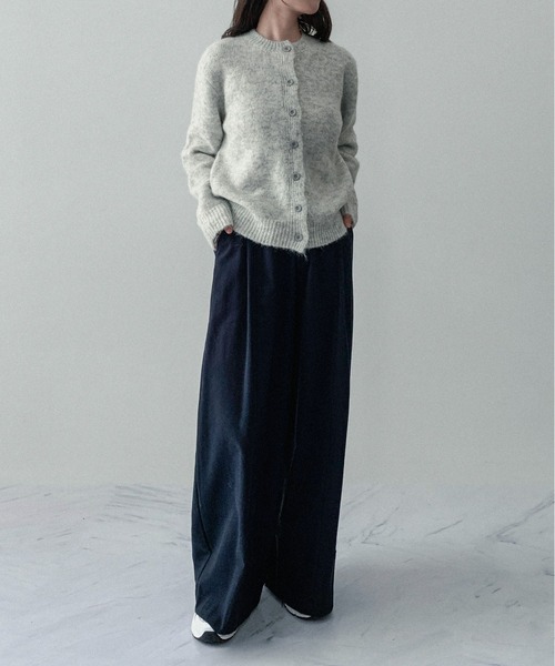 on:nue（オンニュ）の「【on:nue】ウール混シックカーディガン（カーディガン/ボレロ・レディース・グレー/アイボリー/テラコッタ・FREE）」の21枚目の写真