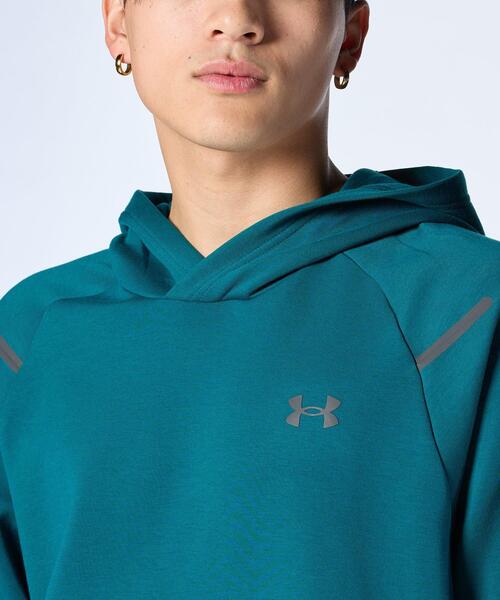 UNDER ARMOUR(アンダーアーマー)の「UAアンストッパブル フリース フーディー(トレーニング/メンズ)(スウェット・メンズ・ブルー系・XL/L/M/S/2XL)」の5枚目の写真