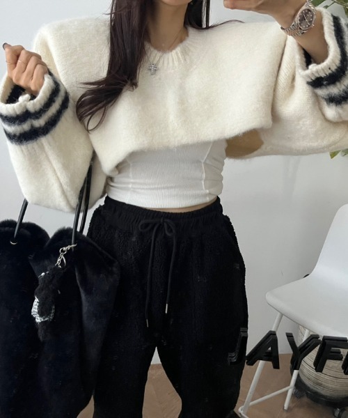 FREE STYLISTS（フリー スタイリスト）の「YUGA_YGMC  Fleece Relaxing Pants（その他パンツ・レディース・ブラック/オフホワイト/カーキ・FREE）」の17枚目の写真