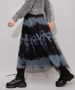 スカート Ameri MEDI ROENTGEN FLOWER PLEATS SKIRT MEDI ROENTGEN FLOWER PLEATS SKIRT（スカート）｜Ameri（アメリ