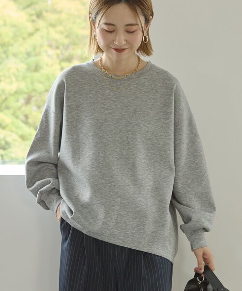 AMERICAN HOLIC(アメリカンホリック)の「コクーンポンチプルオーバー(スウェット・レディース・ブラック/グリーン/杢グレー/モカ・M/L)」の3枚目の写真