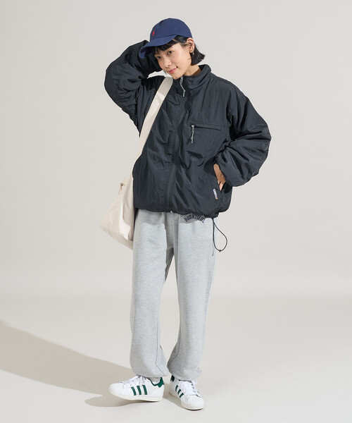 アメリカヴィンテージ リバーシブル 春ブルゾン FREAK'S STORE｜フェイクレザー×ナイロン リバーシブルブルゾン