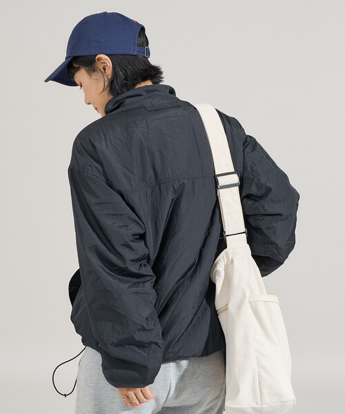 セール】配色 リバーシブル ボアジャケット/裏ボア ナイロン