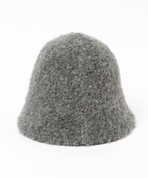 BAYFLOW（ベイフロー）の「プードルファーハット（ハット・レディース・グレー/アイボリー・FREE）」の4枚目の写真