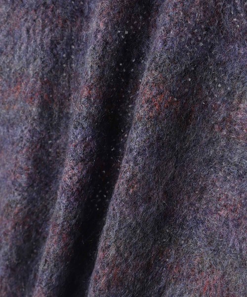 crepuscule（クレプスキュール）の「crepuscule Mohair Mesh P/O 2503-012（ニット/セーター・メンズ・パープル/ライトグレー・2/1）」の7枚目の写真