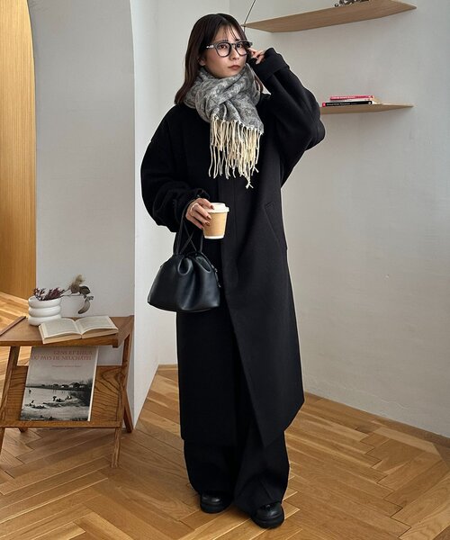 DISCOAT（ディスコート）の「レオパードジャガードストール（ストール/ショール・レディース・ベージュ/ブラウン/グレー・FREE）」の8枚目の写真