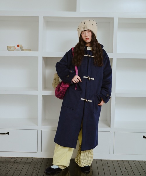 common gull products.(コモンガルプロダクツ)の「僕と私のダッフルコート(ダッフルコート・レディース・ネイビー/グレー系/イエロー系・LARGE/MEDIUM/SMALL)」の20枚目の写真