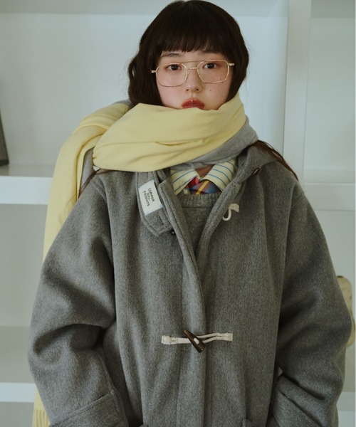 common gull products.(コモンガルプロダクツ)の「僕と私のダッフルコート(ダッフルコート・レディース・ネイビー/グレー系/イエロー系・LARGE/MEDIUM/SMALL)」の13枚目の写真