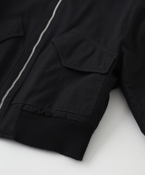 SECOND/LAYER(セカンドレイヤー)の「SECOND/LAYER / セカンドレイヤー REVIVAL FLIGHT JKT(ミリタリージャケット・メンズ・ブラック・48/46)」の6枚目の写真