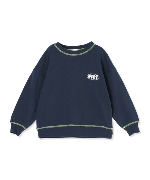 Piet（ピエット）の「【軽量】バッグロゴ スウェット（スウェット・キッズ・グレー/ピンク/チャコール/ネイビー・100/130/120/110）」の18枚目の写真