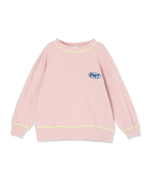 Piet（ピエット）の「【軽量】バッグロゴ スウェット（スウェット・キッズ・グレー/ピンク/チャコール/ネイビー・100/130/120/110）」の19枚目の写真