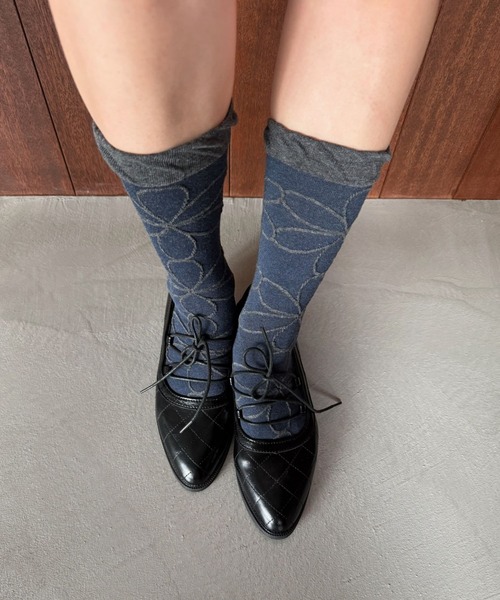 SANSeLF（サンセルフ）の「【SANSeLF】キルティングレースアップローヒールシューズ sas25a029（パンプス・レディース・ブラック・39/38/37/36）」の12枚目の写真