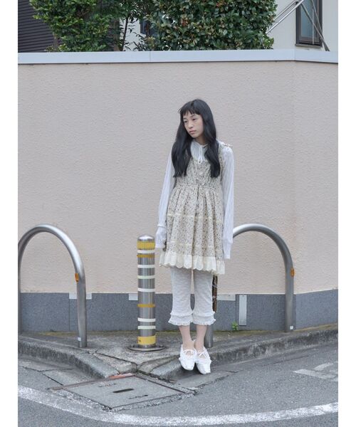 merry jenny（メリージェニー）の「ストレッチレースカプリパンツ（その他パンツ・レディース・オフホワイト/アイボリー・FREE）」の3枚目の写真