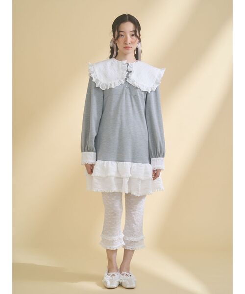 merry jenny（メリージェニー）の「ストレッチレースカプリパンツ（その他パンツ・レディース・オフホワイト/アイボリー・FREE）」の13枚目の写真