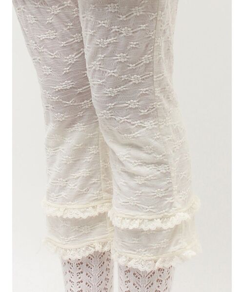 merry jenny（メリージェニー）の「ストレッチレースカプリパンツ（その他パンツ・レディース・オフホワイト/アイボリー・FREE）」の19枚目の写真