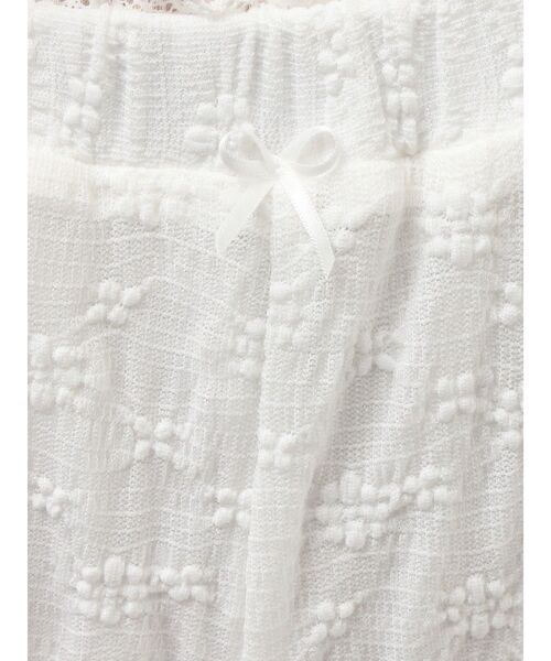 merry jenny(メリージェニー)の「ストレッチレースカプリパンツ(その他パンツ・レディース・オフホワイト/アイボリー・FREE)」の7枚目の写真