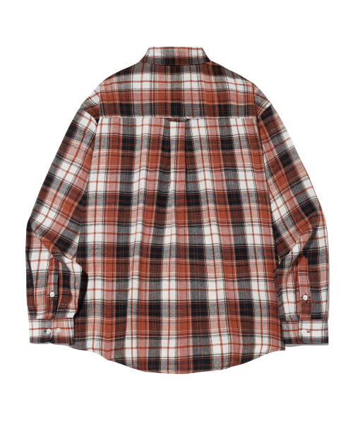 F.ILLUMINATE(フィルミネイト)の「ウェキチェックシャツ-オレンジ(シャツ/ブラウス・レディース・その他・LARGE/SMALL/MEDIUM)」の2枚目の写真