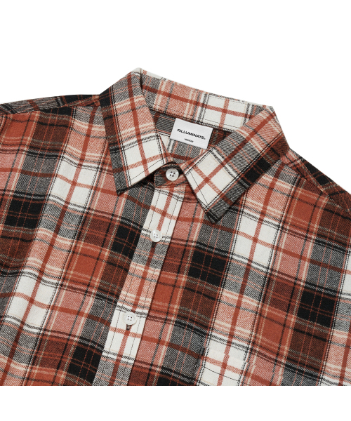 F.ILLUMINATE(フィルミネイト)の「ウェキチェックシャツ-オレンジ(シャツ/ブラウス・レディース・その他・LARGE/SMALL/MEDIUM)」の6枚目の写真