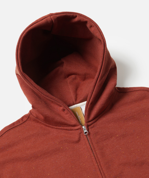 FRIZMWORKS(フリズムワークス)の「OG BOCACI HEAVYWEIGHT HOOD ZIP UP PARKA _ BRICK(パーカー・メンズ・その他・SMALL/MEDIUM/LARGE/X-LARGE)」の3枚目の写真