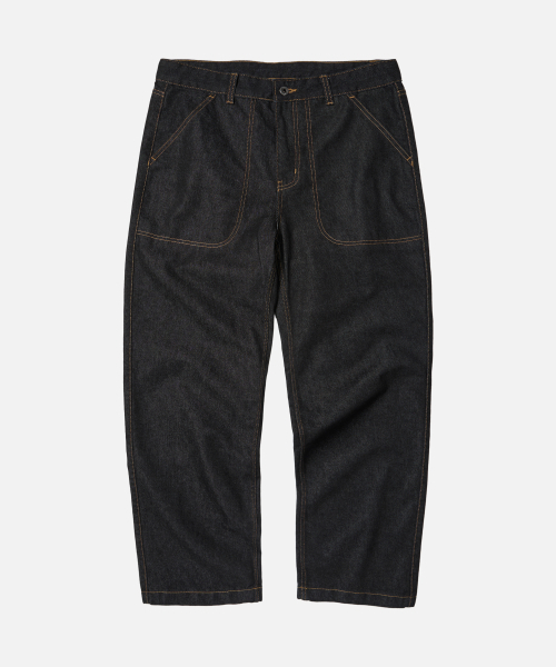 FRIZMWORKS(フリズムワークス)の「CP WIDE DENIM PANTS _ BLACK(デニムパンツ・メンズ・その他・SMALL/MEDIUM/LARGE/X-LARGE)」の2枚目の写真