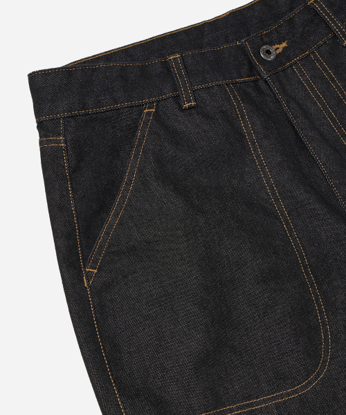 FRIZMWORKS(フリズムワークス)の「CP WIDE DENIM PANTS _ BLACK(デニムパンツ・メンズ・その他・SMALL/MEDIUM/LARGE/X-LARGE)」の6枚目の写真
