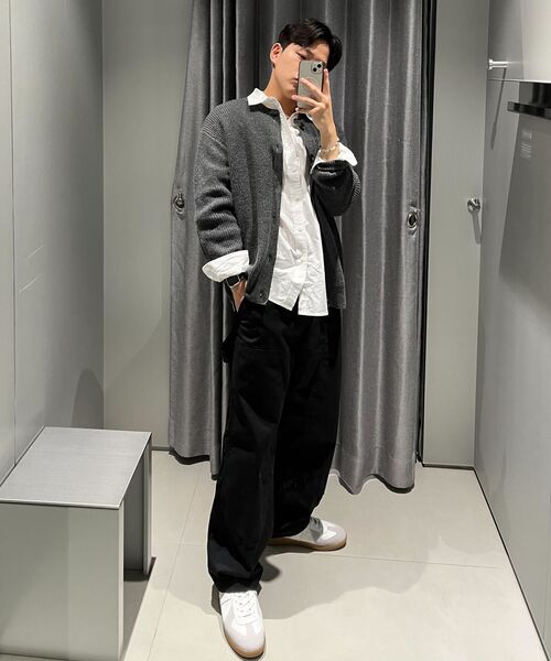 MUSINSA STANDARD（ムシンサスタンダード）の「ダブルニーカーペンターパンツ [ブラック]（その他パンツ・メンズ・その他・34/28/29/30/31/32/33）」の9枚目の写真