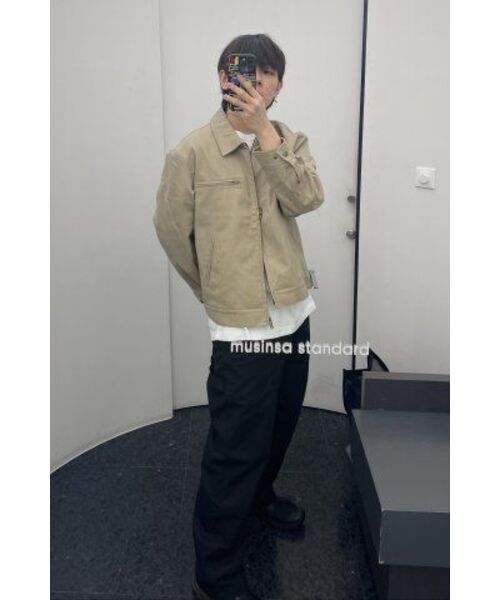 MUSINSA STANDARD（ムシンサスタンダード）の「ダブルニーカーペンターパンツ [ブラック]（その他パンツ・メンズ・その他・34/28/29/30/31/32/33）」の10枚目の写真