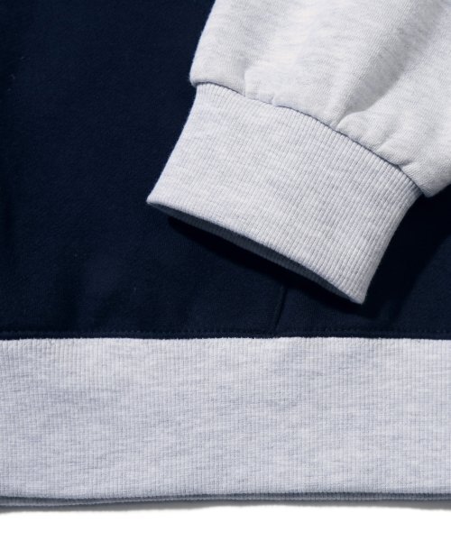 TRILLION(トリリオン)の「レギュラーカラー ミックス 1992 グラフィック フードジップアップ (NAVY)(パーカー・レディース・その他・LARGE/X-LARGE/SMALL/MEDIUM)」の11枚目の写真