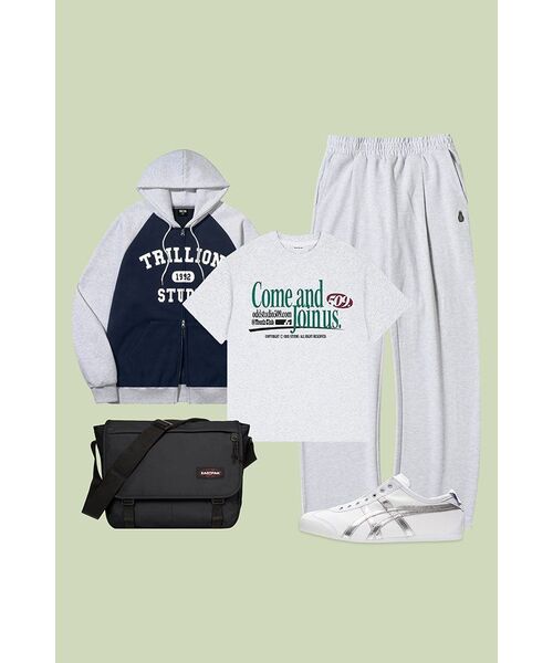 TRILLION(トリリオン)の「レギュラーカラー ミックス 1992 グラフィック フードジップアップ (NAVY)(パーカー・レディース・その他・LARGE/X-LARGE/SMALL/MEDIUM)」の5枚目の写真