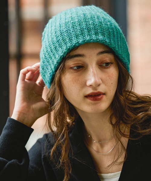 GEORGE'S（ジョージズ）の「プレーンワッチ（ニットキャップ/ビーニー・レディース・その他/ライトブルー/ダークブラウン・FREE）」の3枚目の写真