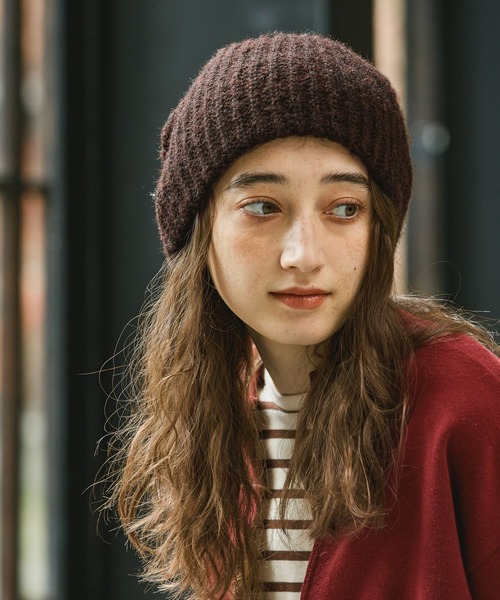 GEORGE'S（ジョージズ）の「プレーンワッチ（ニットキャップ/ビーニー・レディース・その他/ライトブルー/ダークブラウン・FREE）」の7枚目の写真