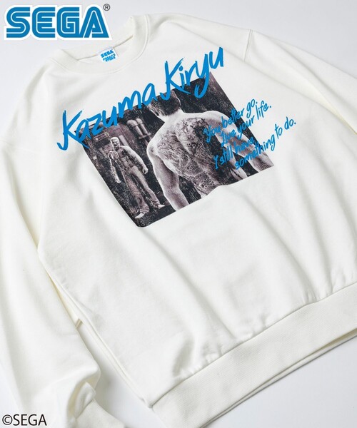 セール】別注 龍が如く/桐生一馬/クルーネックスウェット（スウェット