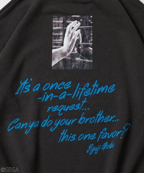 セール】別注 龍が如く/桐生一馬/クルーネックスウェット（スウェット