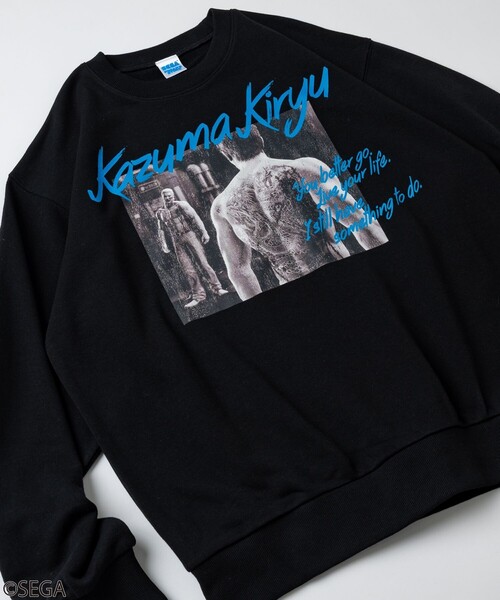 セール】別注 龍が如く/桐生一馬/クルーネックスウェット（スウェット