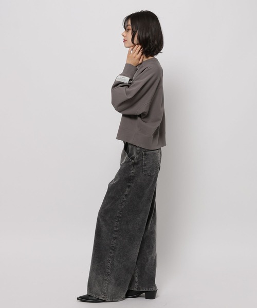 niko and...（ニコアンド）の「【WILLIAM B.ELIOTT】アソートワイドパンツ（その他パンツ・レディース・ネイビー/チャコール・MEDIUM/LARGE）」の4枚目の写真