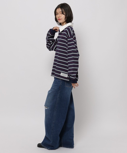 niko and...（ニコアンド）の「【WILLIAM B.ELIOTT】アソートワイドパンツ（その他パンツ・レディース・ネイビー/チャコール・MEDIUM/LARGE）」の14枚目の写真