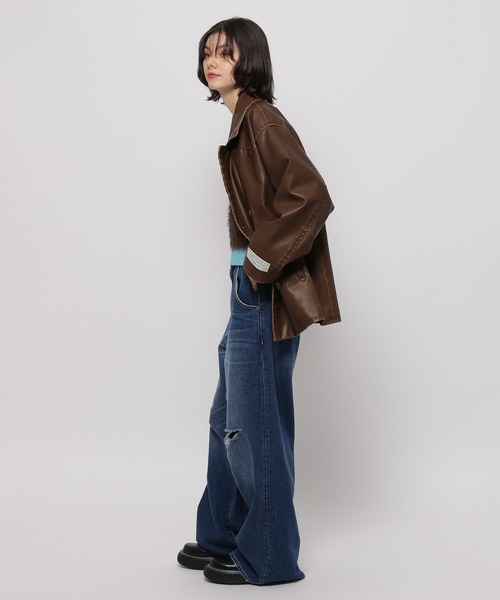 niko and...（ニコアンド）の「【WILLIAM B.ELIOTT】アソートワイドパンツ（その他パンツ・レディース・ネイビー/チャコール・MEDIUM/LARGE）」の18枚目の写真