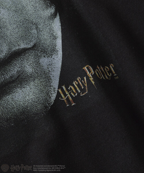 FREAK'S STORE(フリークスストア)の「Harry Potter/ハリー・ポッター スネイプ フロントプリントクルーネックスウェット(スウェット・メンズ・ブラック/ライトグレー・MEDIUM/LARGE)」の6枚目の写真