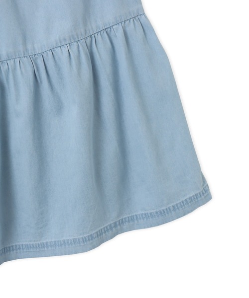 adidas(アディダス)の「adidas SUMMER GLOW DENIM SKIRT / アディダス サマーグロー デニムスカート(デニムスカート・レディース・ライトブルー・L/M/S)」の5枚目の写真