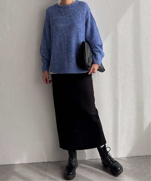 LBC（エルビーシー）の「モヘヤタッチラウンドヘムプルオーバー（ニット/セーター・レディース・ブルー/グレー/グリーン/ベージュ・M）」の21枚目の写真