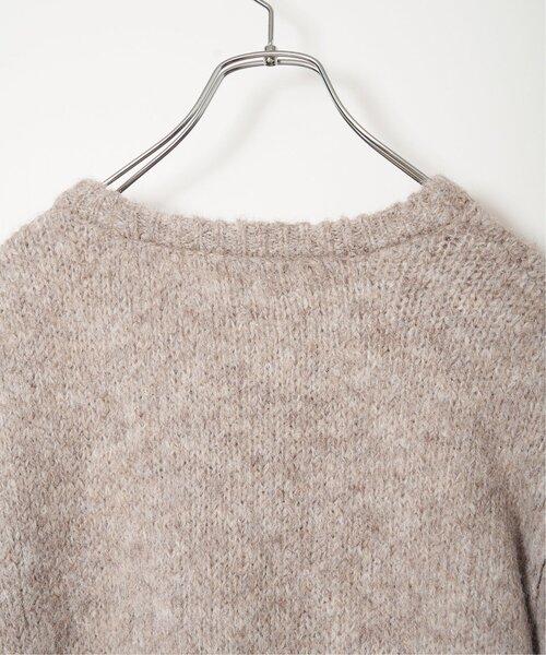 LBC（エルビーシー）の「モヘヤタッチラウンドヘムプルオーバー（ニット/セーター・レディース・ブルー/グレー/グリーン/ベージュ・M）」の5枚目の写真
