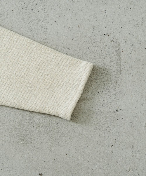 quadro（クオドロ）の「ガラ紡フル接結Wフェースラグランクルーネックプルオーバー（Tシャツ/カットソー・メンズ・ブルー/キナリ/マスタード/グリーン・LARGE/MEDIUM）」の14枚目の写真