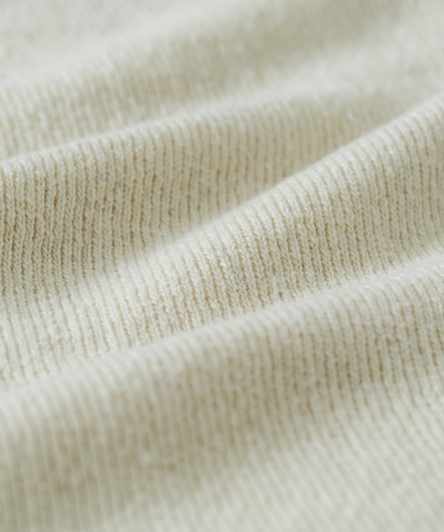 quadro（クオドロ）の「ガラ紡フル接結Wフェースラグランクルーネックプルオーバー（Tシャツ/カットソー・メンズ・ブルー/キナリ/マスタード/グリーン・LARGE/MEDIUM）」の15枚目の写真