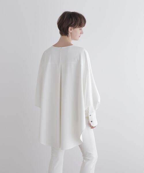 LE PHIL(ルフィル)の「◆ ストレッチオックスロングカフスブラウス(シャツ/ブラウス・レディース・ブラック/ホワイト/ネイビー・F)」の20枚目の写真